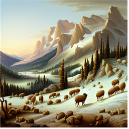 강원도 평창 양떼 목장