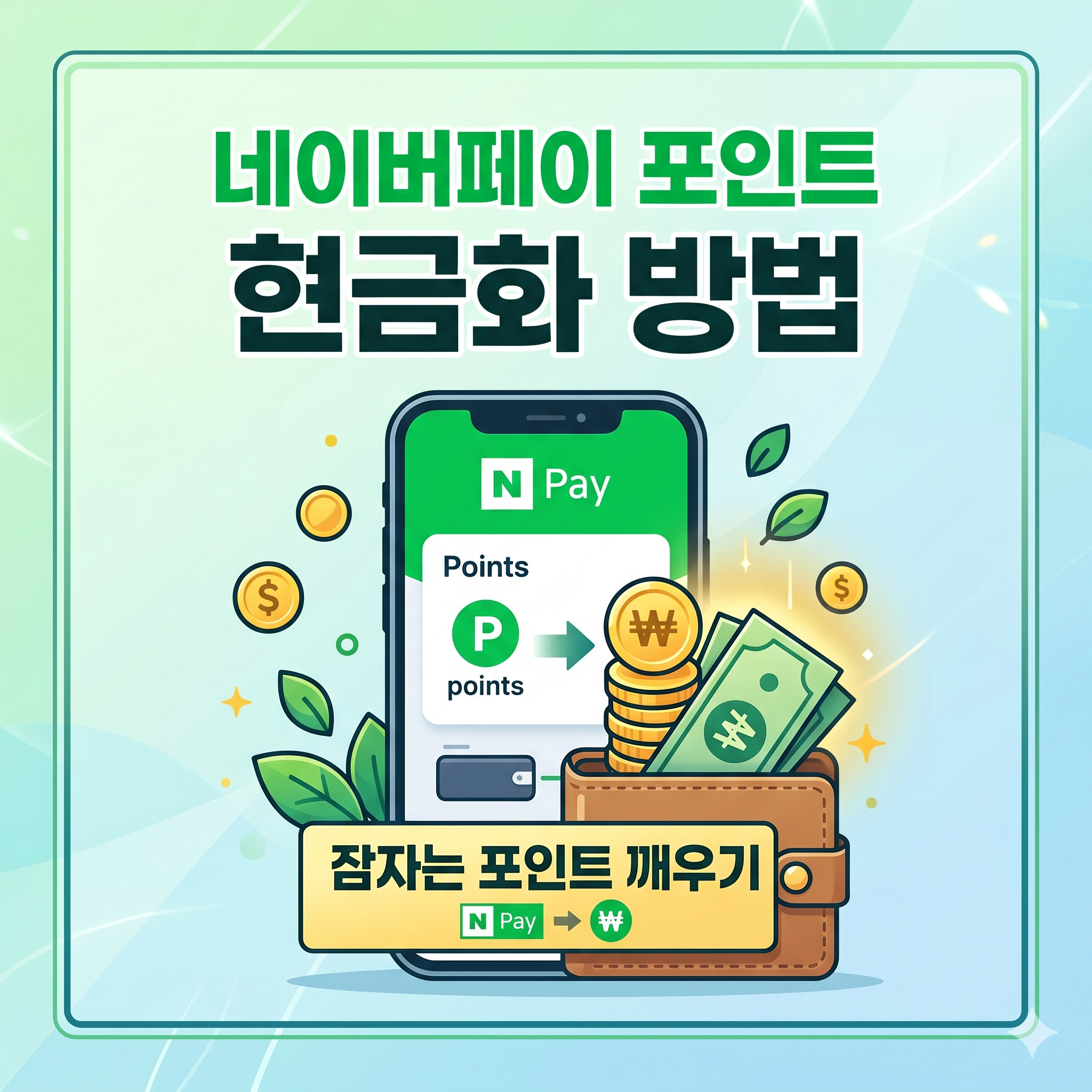 네이버페이 포인트 현금화 방법 가이드: 잠자는 포인트를 현금으로 바꾸는 꿀팁