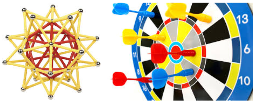자석장난감, 다트