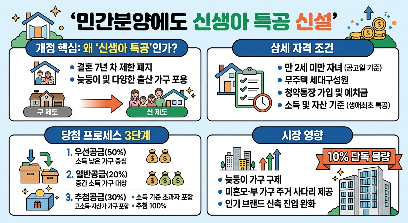 "민간분양에도 신생아 특공 신설"