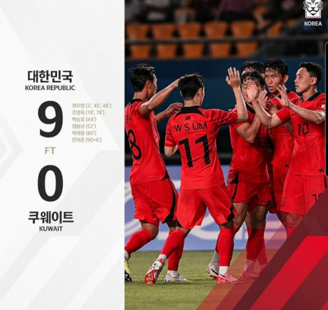 아시안게임 축구 결승전