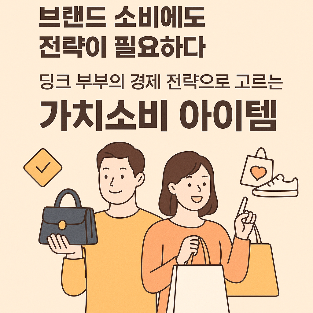 딩크 부부의 경제 전략 기반 ‘가치소비 브랜드’ 고르는 법: 감성보다 구조를 먼저 본다