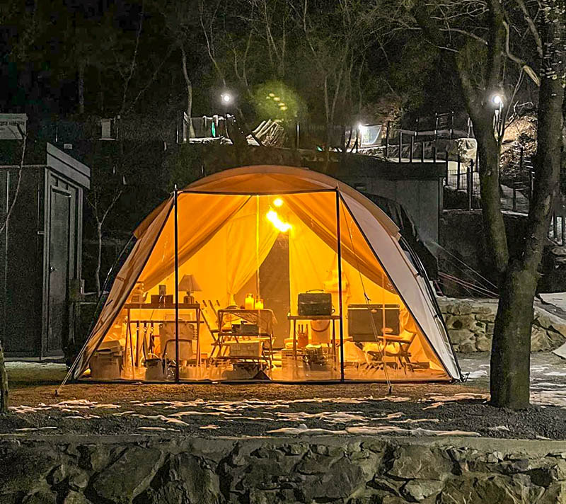 천안 아우내관광농원캠핑장 소개