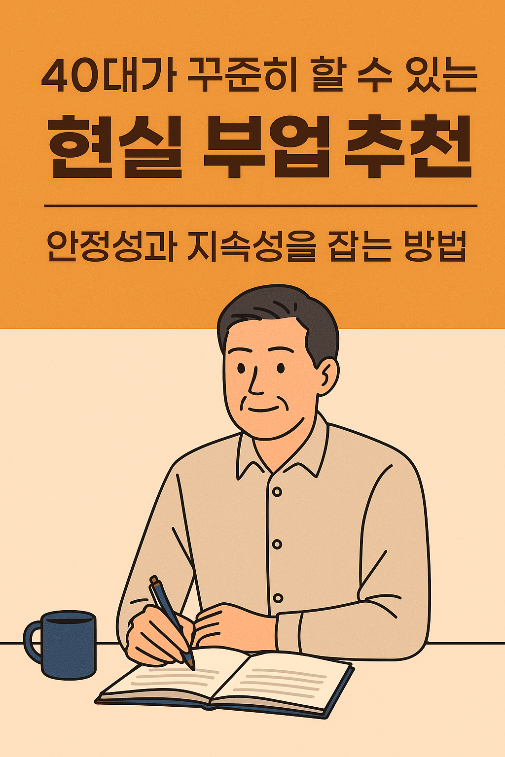 40대가 꾸준히 할 수 있는 현실 부업 추천, 안정성과 지속성을 잡는 방법