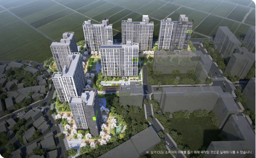 아산한신더휴 - 조감도