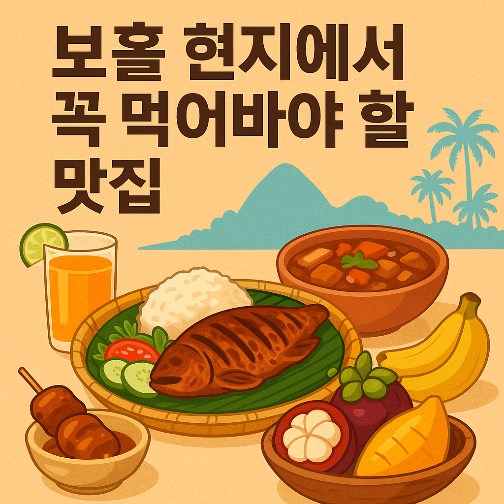 보홀 현지음식 이미지