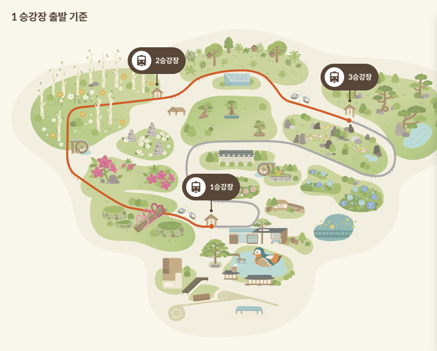 화담숲 모노레일