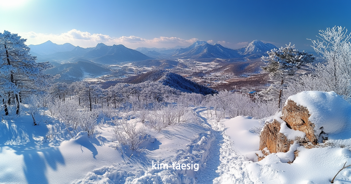 백운산의 사계절