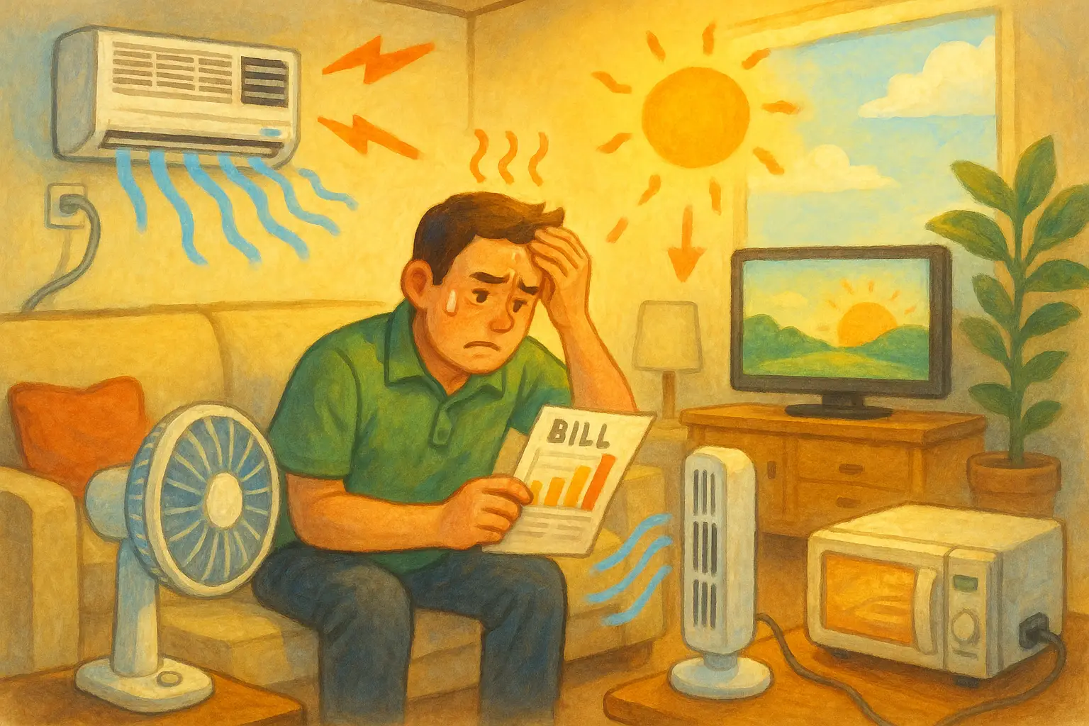여름철 전기요금 폭탄이 발생하는 원인