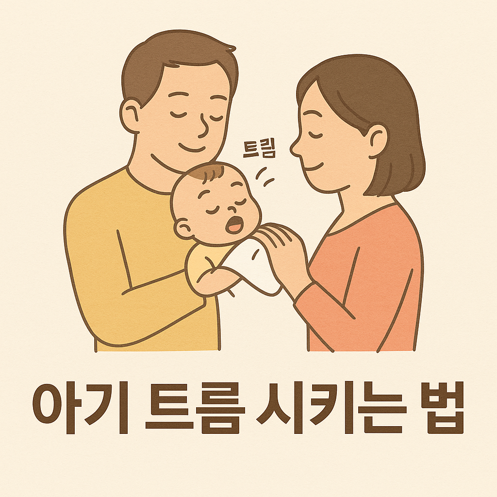 초보 부모 필독 🍼 아기 트름 시키는 3가지 방법과 주의사항