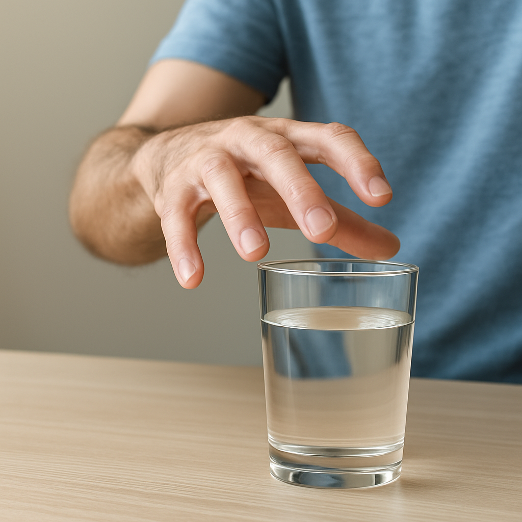 뇌졸중 전조증상 중 하나인 손떨림