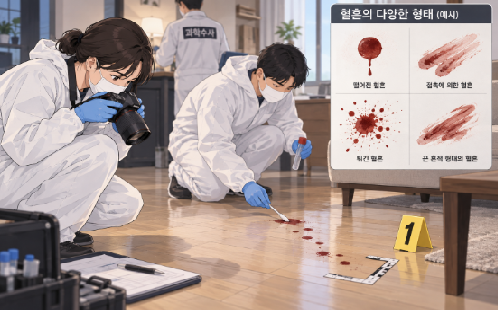 현장에 남은 혈흔으로 무엇을 알 수 있을까? 과학수사와 혈흔의 의미