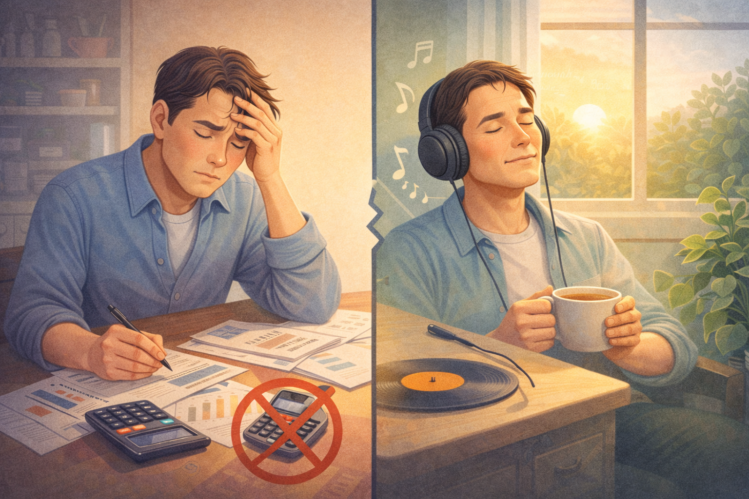 중년의 허무함: 내 값어치를 숫자로 계산하지 않는 법, ‘조용한 기쁨’ 찾기