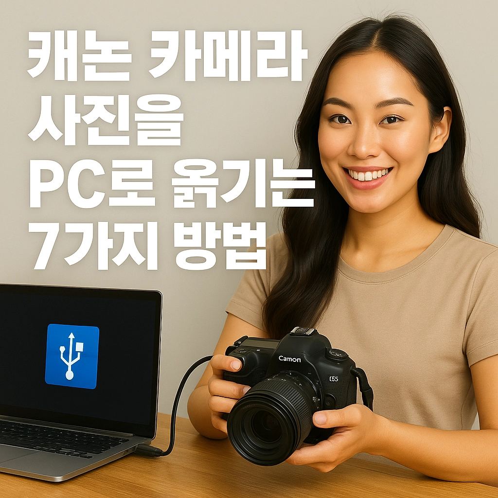 캐논 카메라 사진을 PC로 옮기는 7가지 방법과 문제 해결 가이드