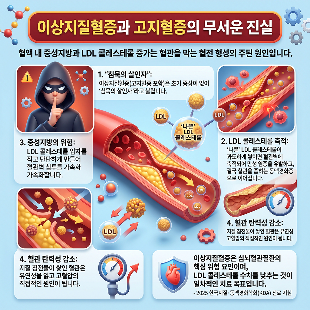 고지혈증과 이상지질혈증의 무서운 진실