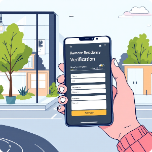 비대면 주민등록 사실조사 참여방법 이미지