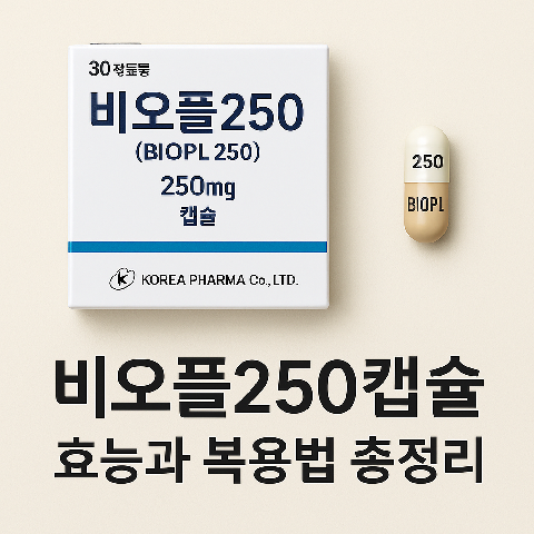 비오플250캡슐 효능과 복용법 총정리