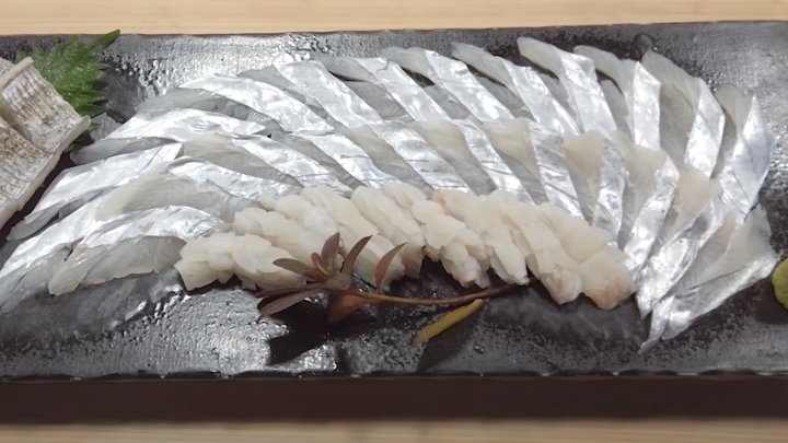 갈치-회