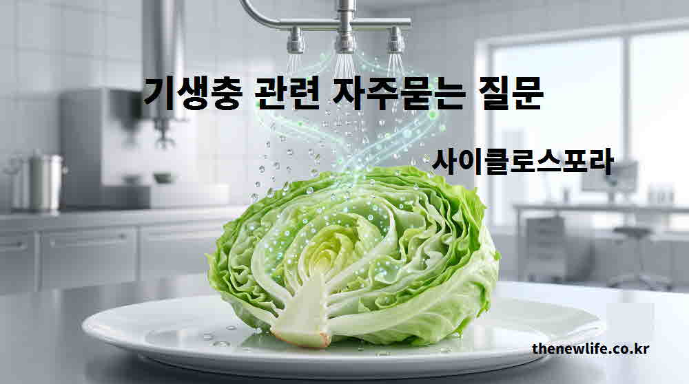 사이클로스포라 기생충 관련 자주 묻는 질문