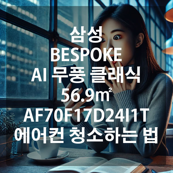 삼성 BESPOKE AI 무풍 클래식 56.9㎡ AF70F17D24I1T 에어컨 청소하는 법