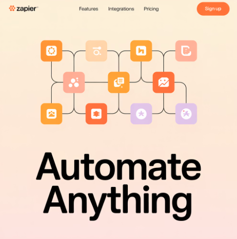 Zapier와 MCP 커넥터 자동화 전략 섹션 이미지