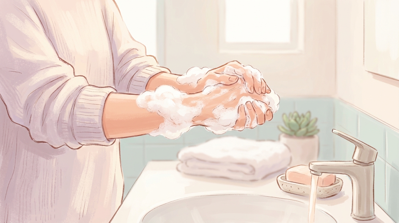 몸을 어루만지듯, 부드러운 클렌징