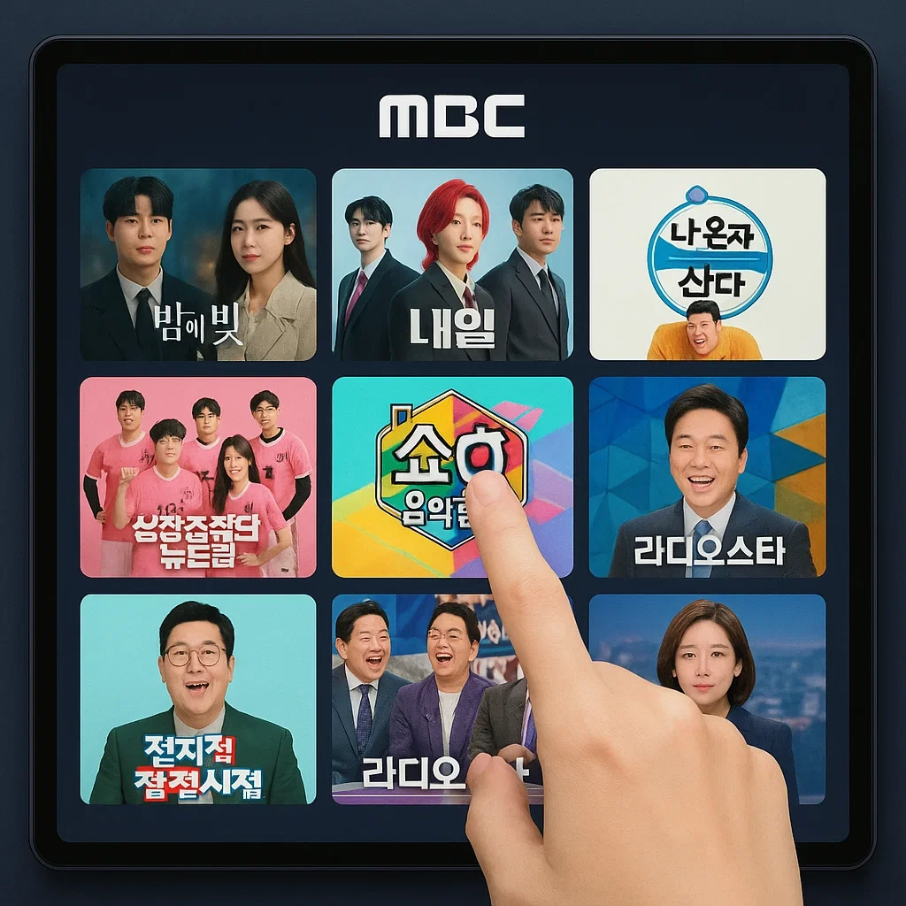 MBC 온에어 실시간 무료 시청! 다양한 기능까지 한눈에