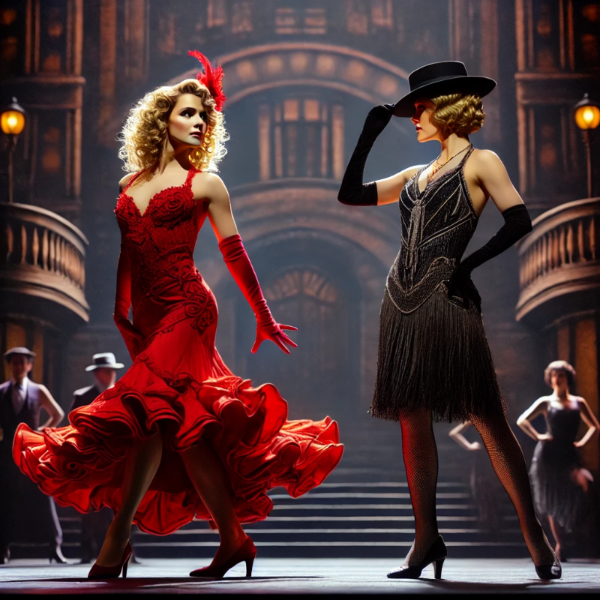 오페라 카르멘과 뮤지컬 시카고의 주연 배우가 공연하는 모습