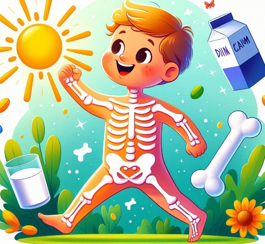 성장기 어린이 뼈 건강 비타민D섭취