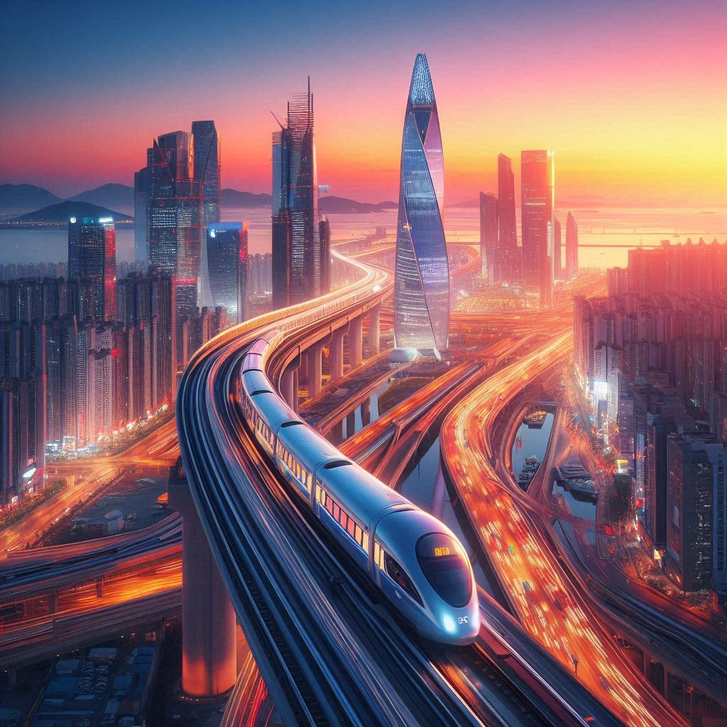 이 사진은 KTX가 인천에 개통된다면 이라는 글을 통해 AI로 만든 이미지입니다.