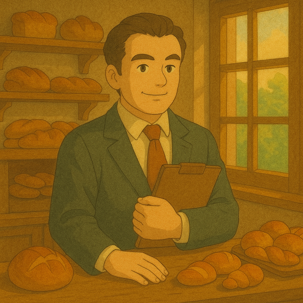 인생여정수 8 빵집 일러스트