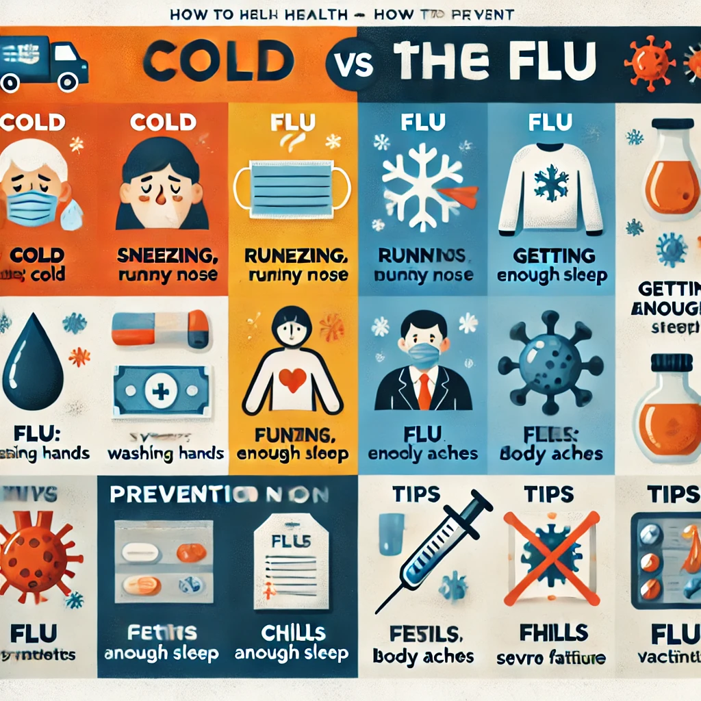 감기와 독감의 차이와 효과적인 예방법
