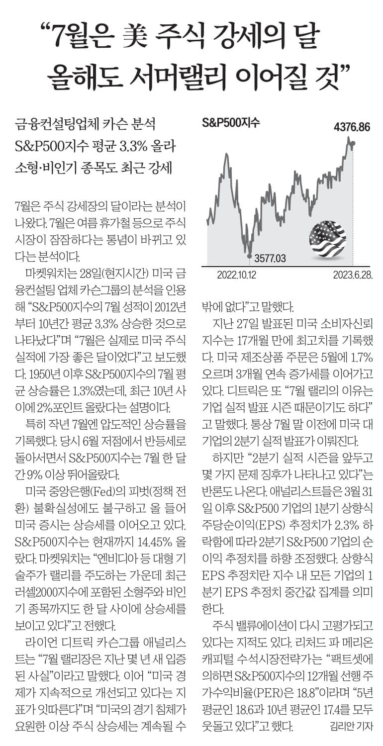 6월 30일 금 신문스크랩 6