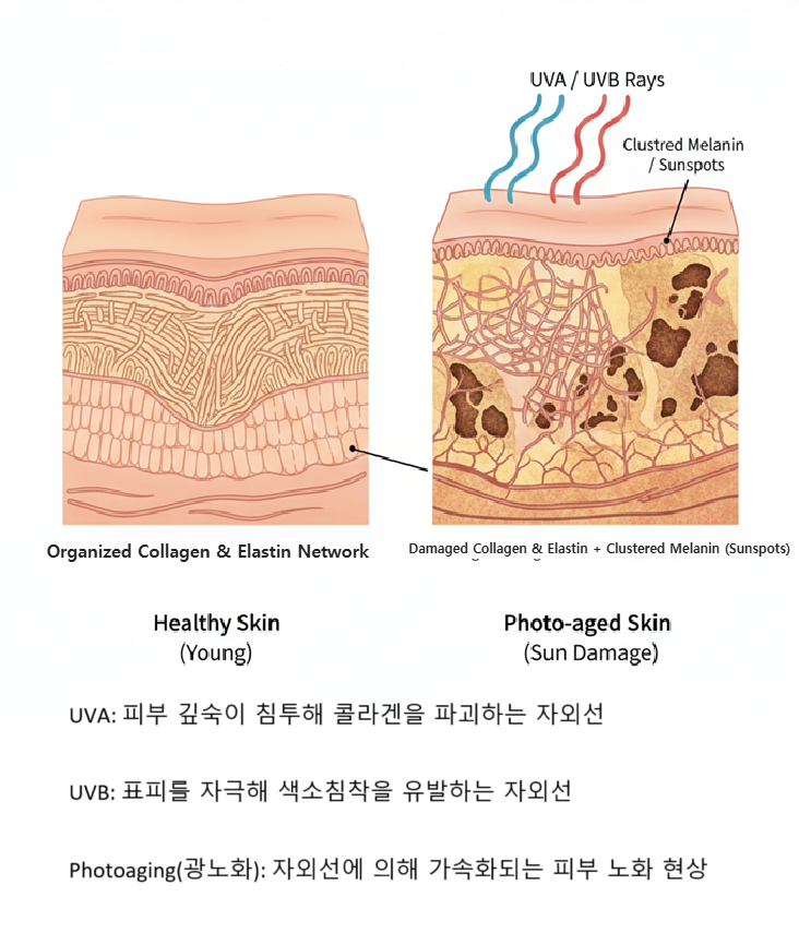 멜라닌 세포의 방어 기전과 색소 형성