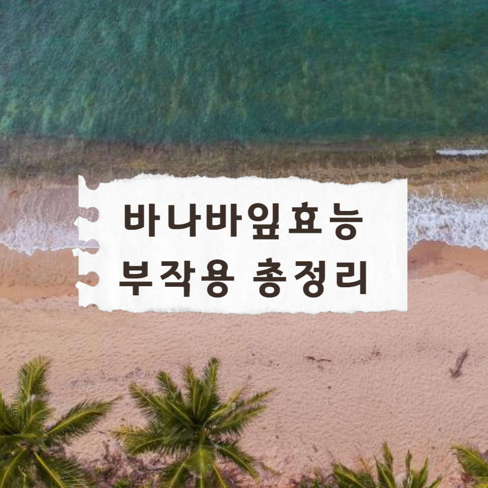 바나바잎의-효능과-부작용