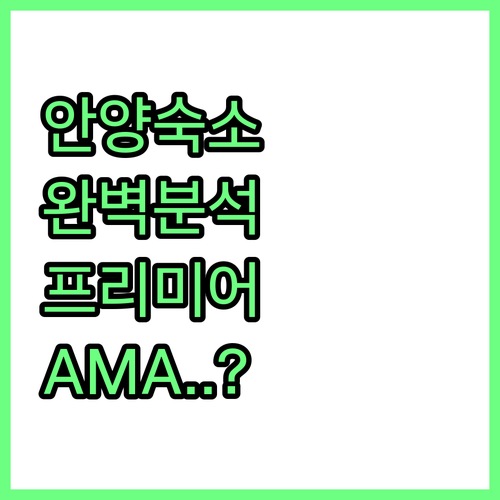 안양 CS 프리미어부터 부띠크호텔 A..