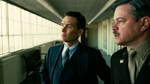 레슬리 그로브스 대령역의 맷 데이먼과 오펜하이머