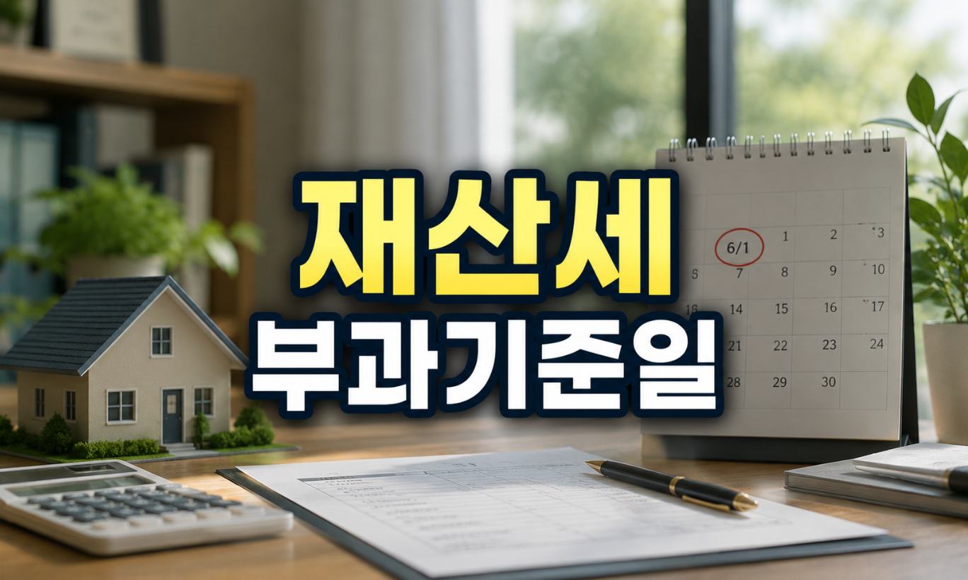 재산세 부과기준일 3분 만에 정리