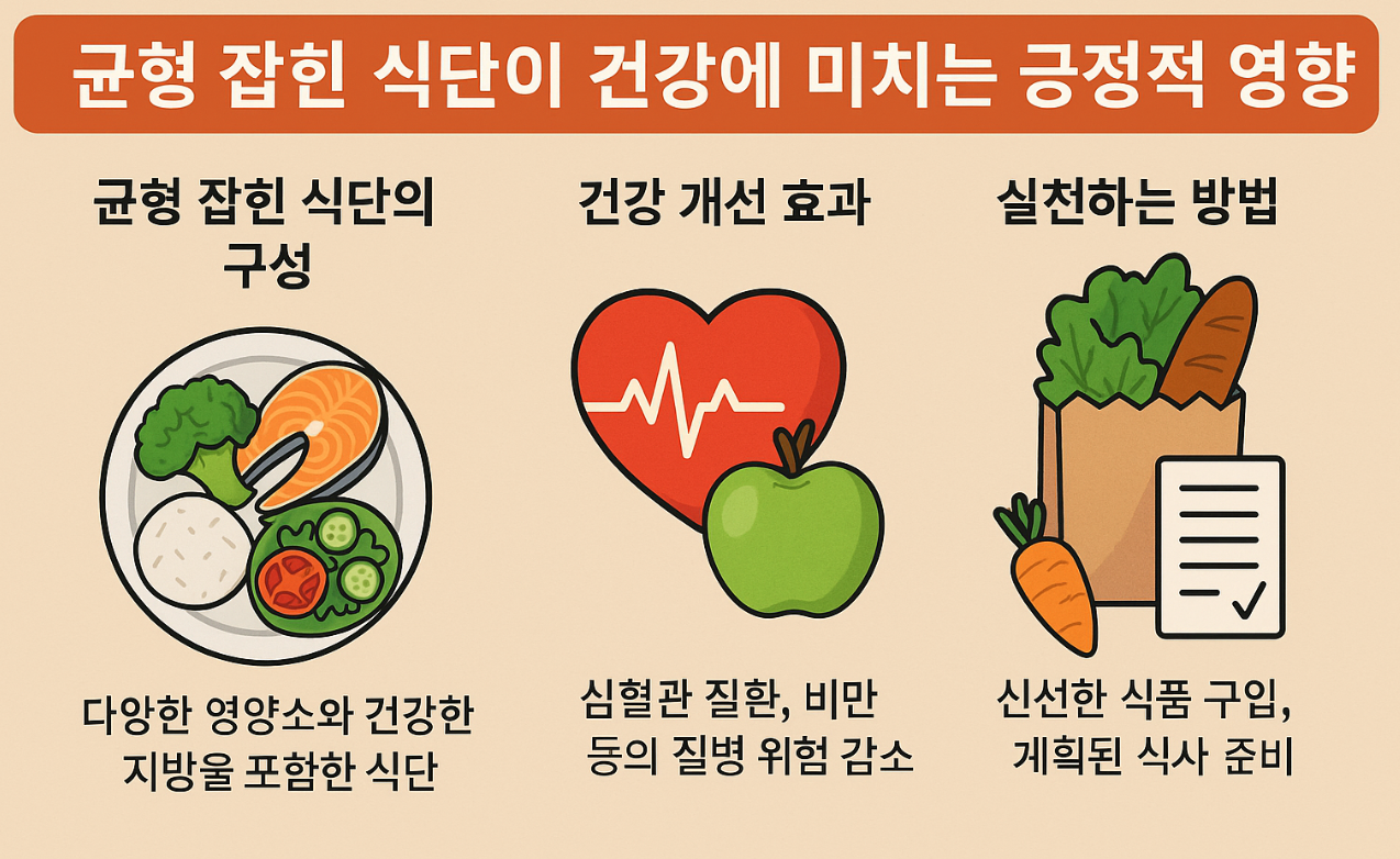 균형 잡힌 식단 관련 사진