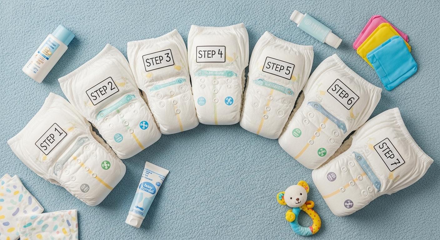 기저귀 7단계 샘플