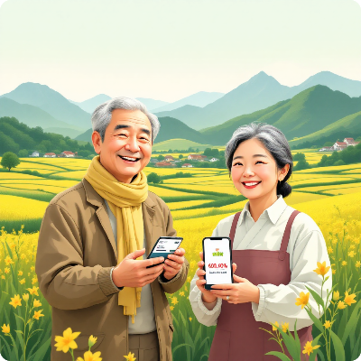 순창군 농어촌 기본소득 이미지