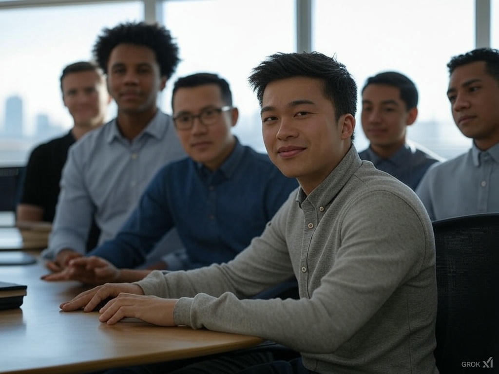 젊은 청년 창업가들