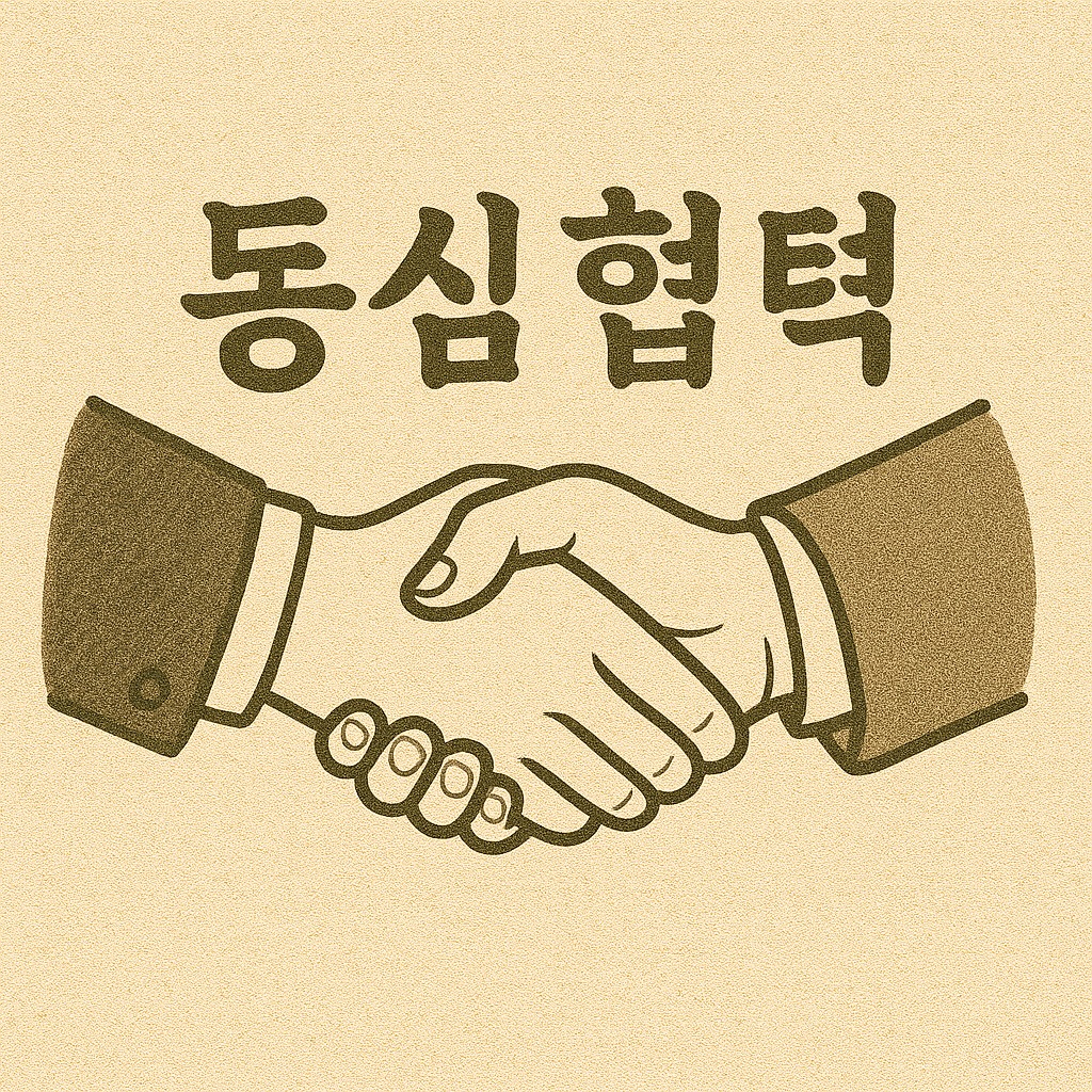 동심협력 이미지