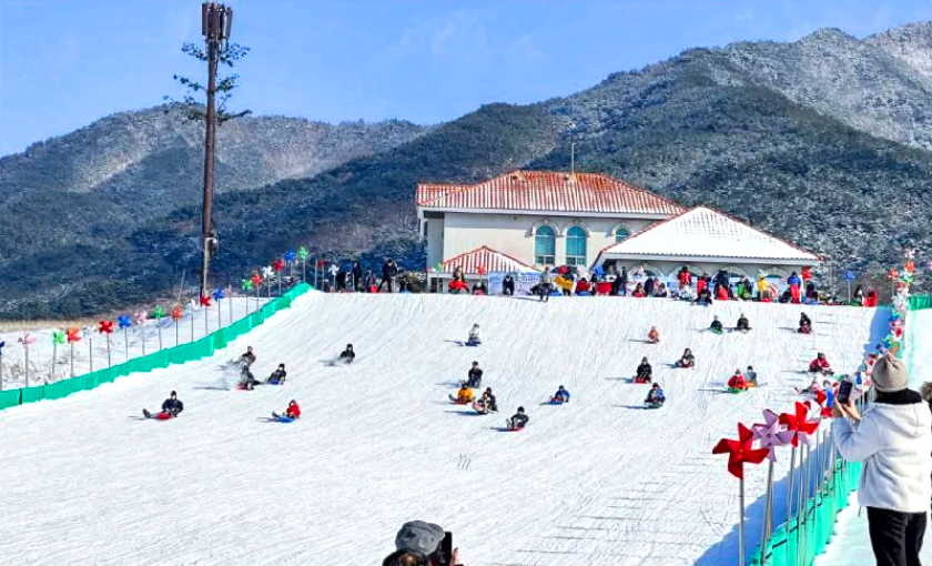 지리산 남원 바래봉 눈꽃축제