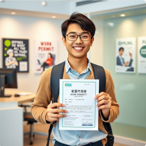 일본 유학생 취로자격외활동허가 관련 사진