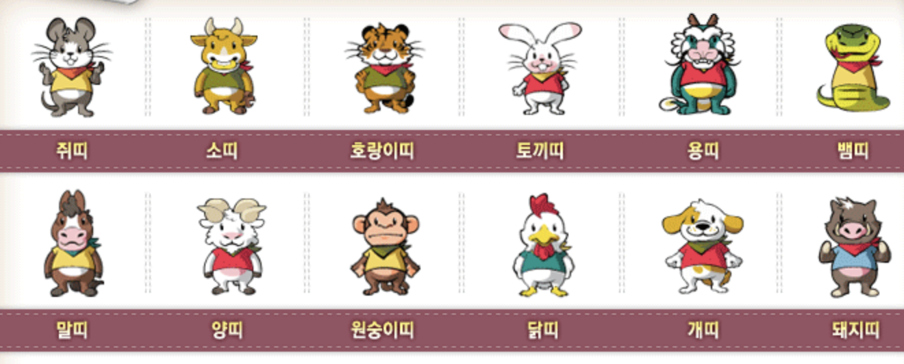 오늘의 띠별운세