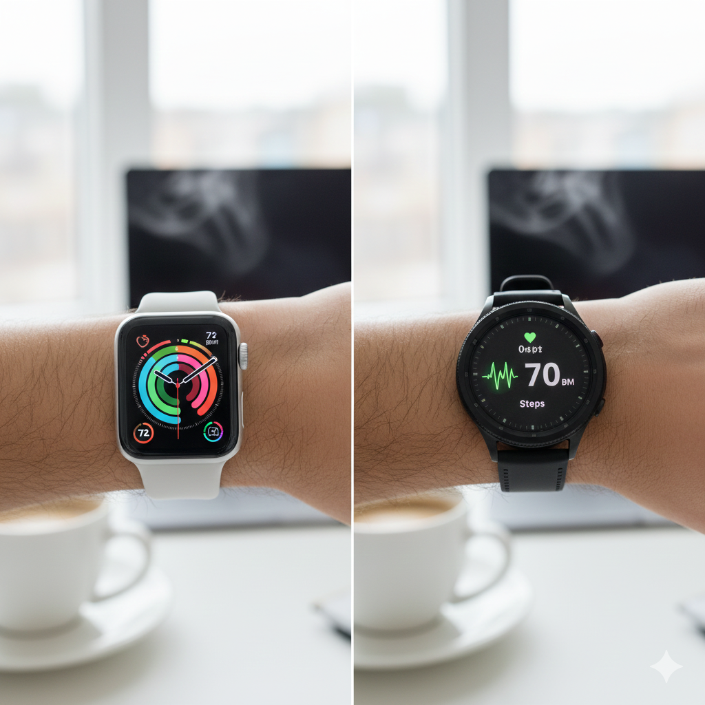 웨어러블, 갤럭시워치, 애플워치, 건강관리