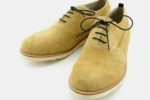 플레인토 구두&amp;#44; 스웨이드&amp;#44; 황토색