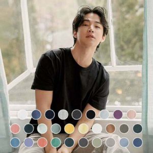 지오다노 남 크루넥 반팔 티셔츠 029250