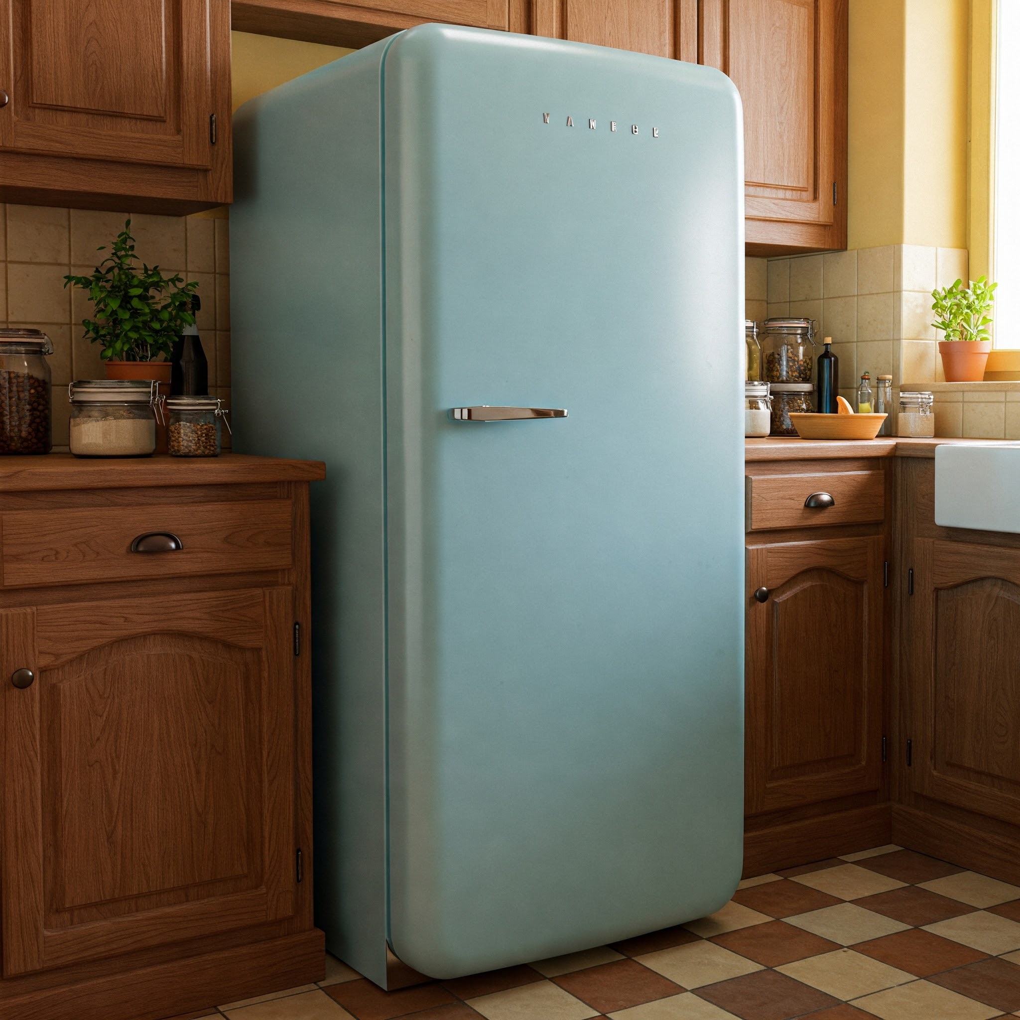 유럽 냉장고 빈티지인테리어